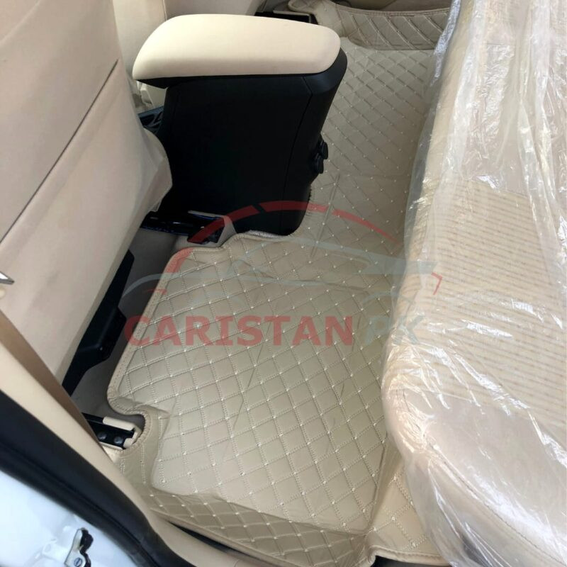 Toyota Yaris 7D Floor Mats Beige Hard Design 2