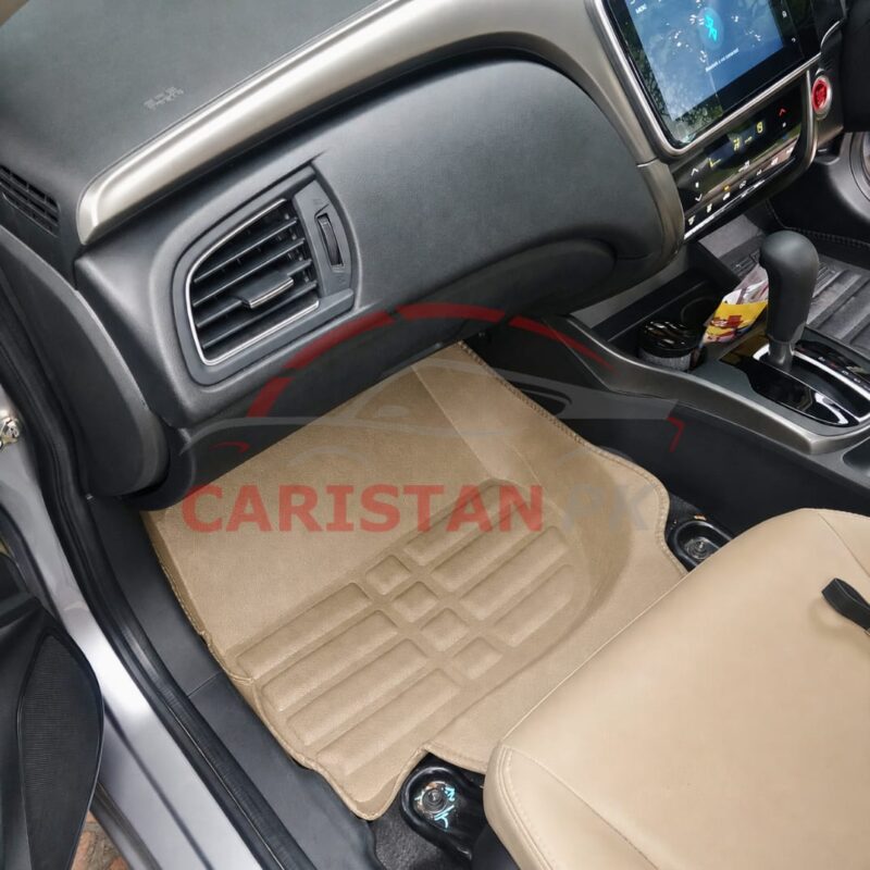 Honda City 5D Floor Mats Beige 2022 Model & Onwards