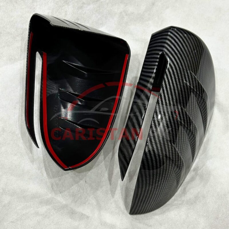 BYD Atto 3 Batman Style Side Mirror Cover Carbon Fiber 2
