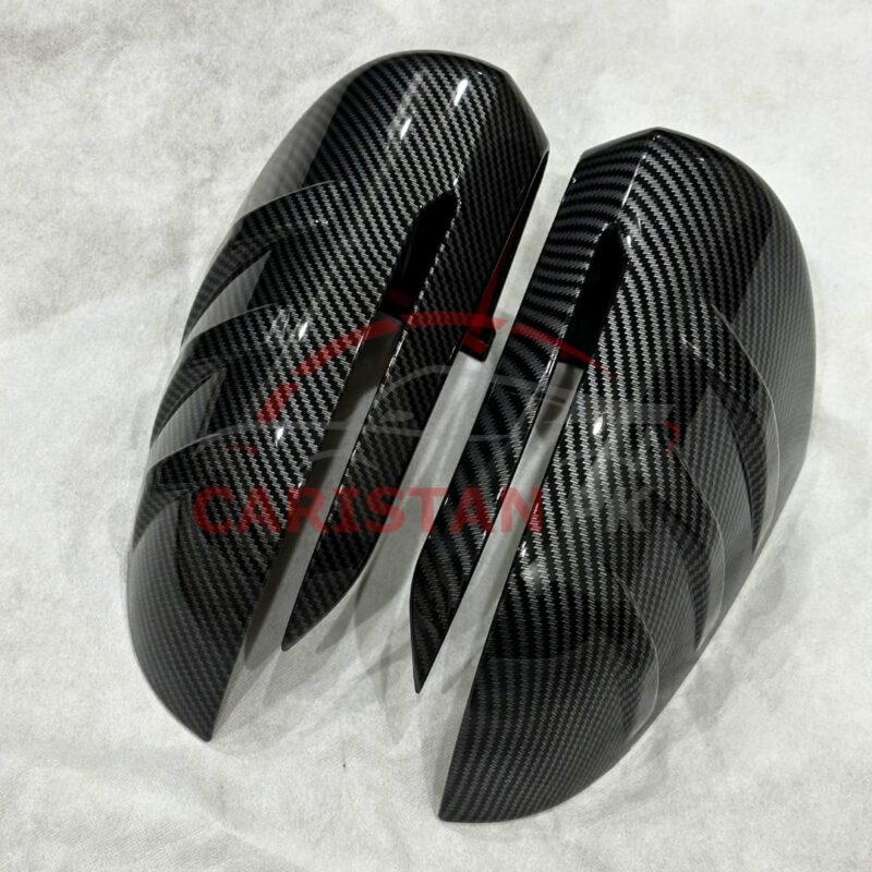 BYD Atto 3 Batman Style Side Mirror Cover Carbon Fiber 4