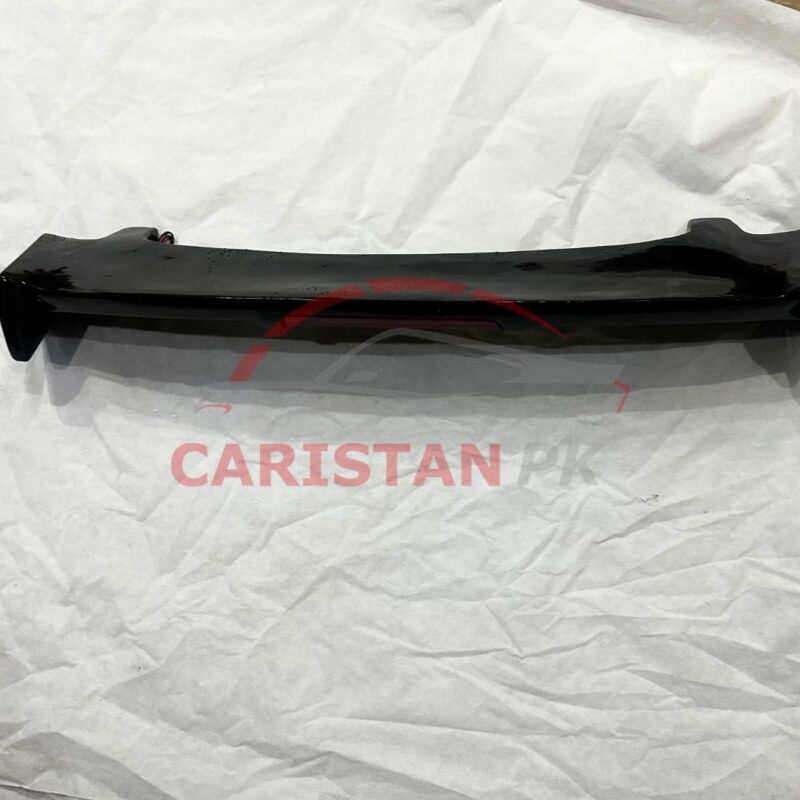 Unpainted Universal Roof Spoiler With Brake Light For Small Hatchbacks 4