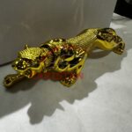Jaguar Golden Sculpture Dashboard Decoration 2