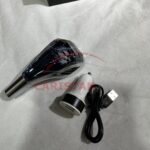Universal Car LED light Crystal Gear Shift Knob Cover 7 light Rechargeable Gear Knob 7