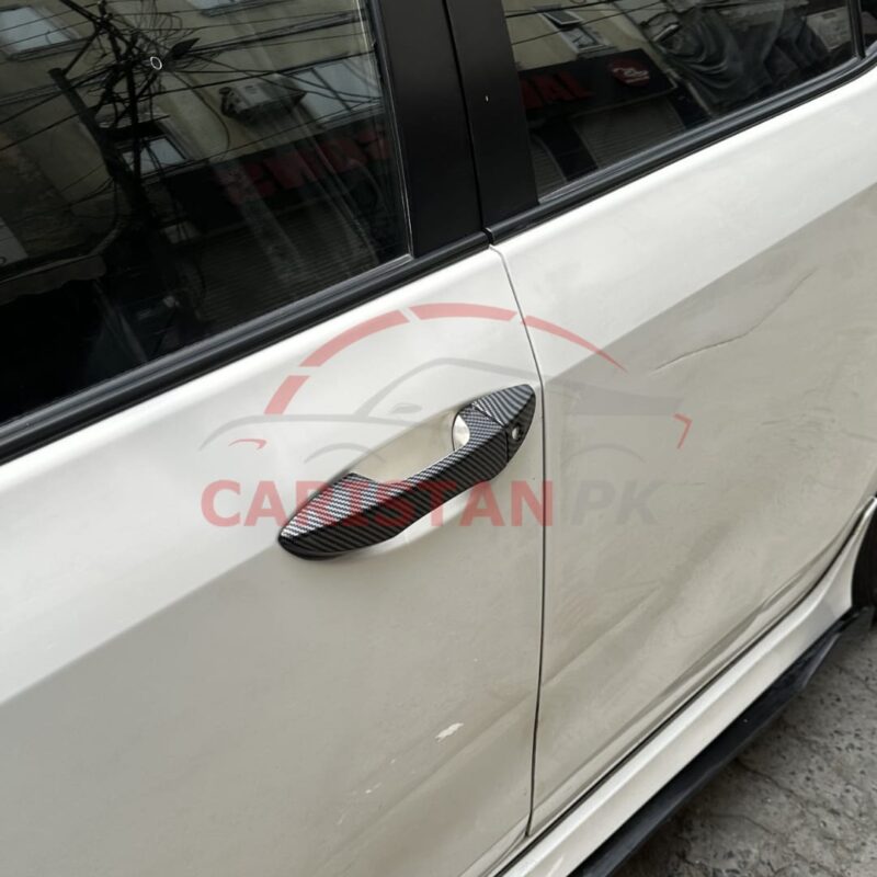 Toyota Corolla Carbon Fiber Door Handle Cover 2014-26 3