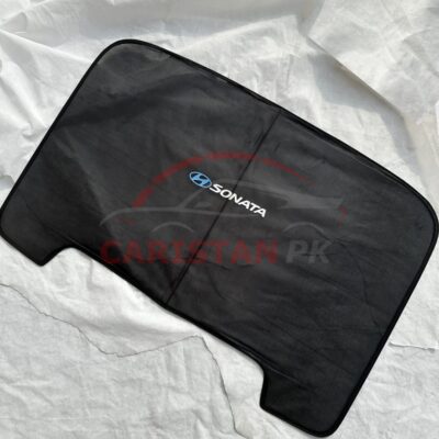 Hyundai Sonata Back Screen Curtain With Logo 1