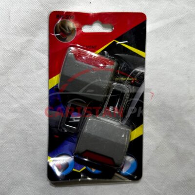 Double Buckle Seat Belt Clips Gray 2