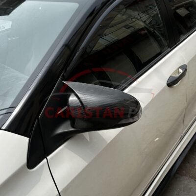 Toyota Corolla Batman Style Carbon Fiber Side Mirror Cover 2014-26 2