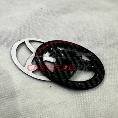 Toyota Steering Wheel Logo Carbon Fiber 4
