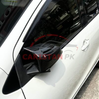 Toyota Aqua Batman Style Carbon Fiber Side Mirror Cover 2011-22 2