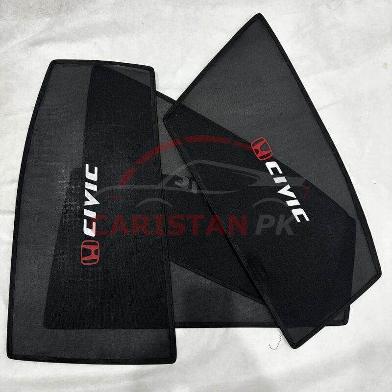 Honda Civic Rebirth Sunshades With Logo 3