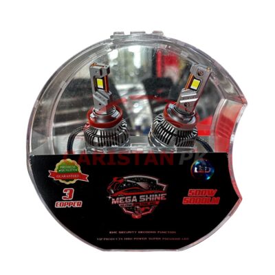 Mega Shine 3 Copper 500 Watts Super Bright LED Light H4 H11 9005 2