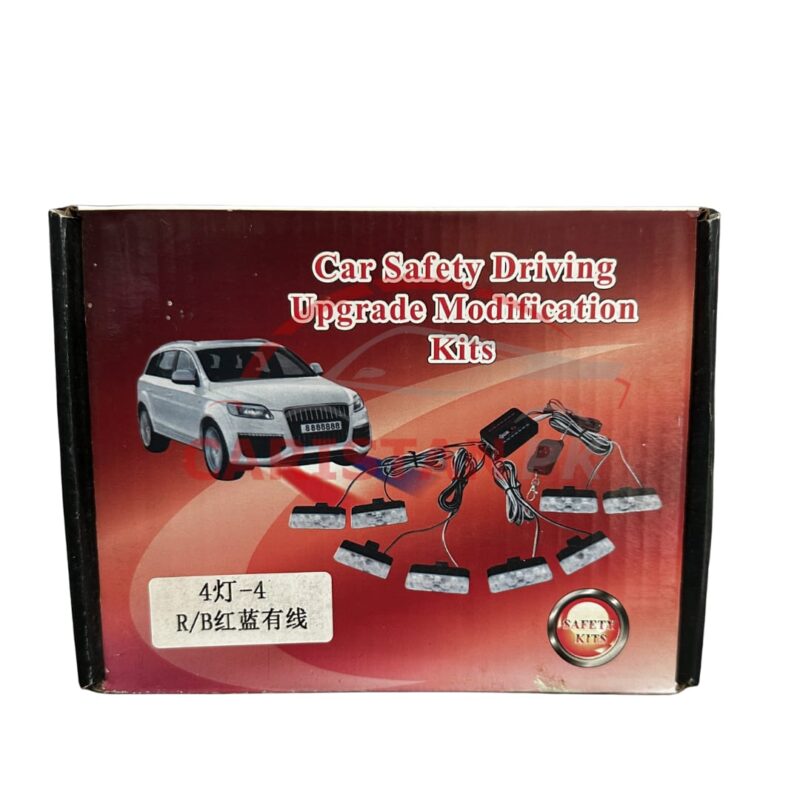 Vehicle Red Blue Or White Bumper LED Flasher Light 4