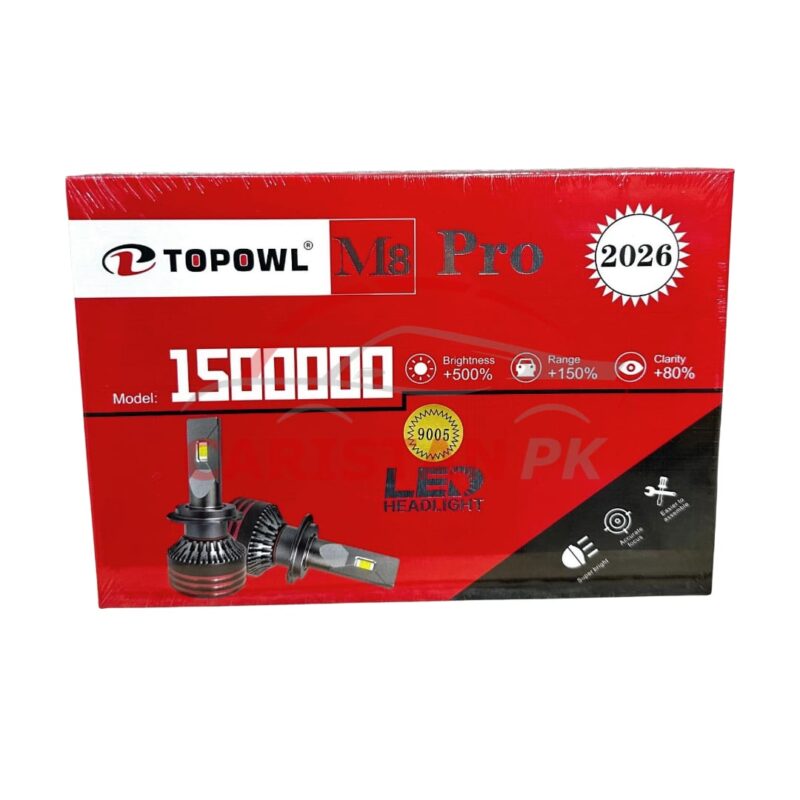 Topowl M8 Pro Super Bright LED Light H4 H11 9005 1