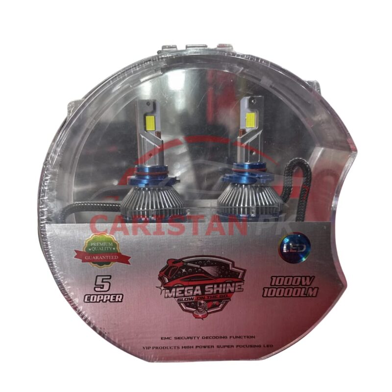 Mega Shine 5 Copper 1000 Watts Super Bright LED Light H4 H11 9005 6