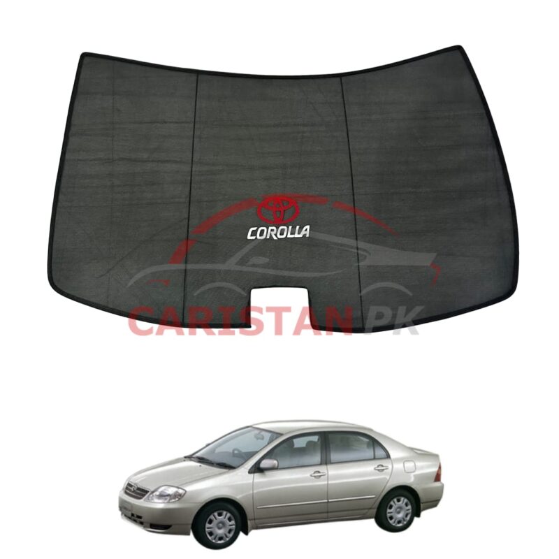 Toyota Corolla X Back Screen Curtain With Logo 2002-05