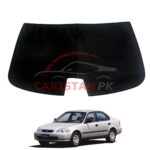 Honda Civic EK Back Screen Curtain Black 1