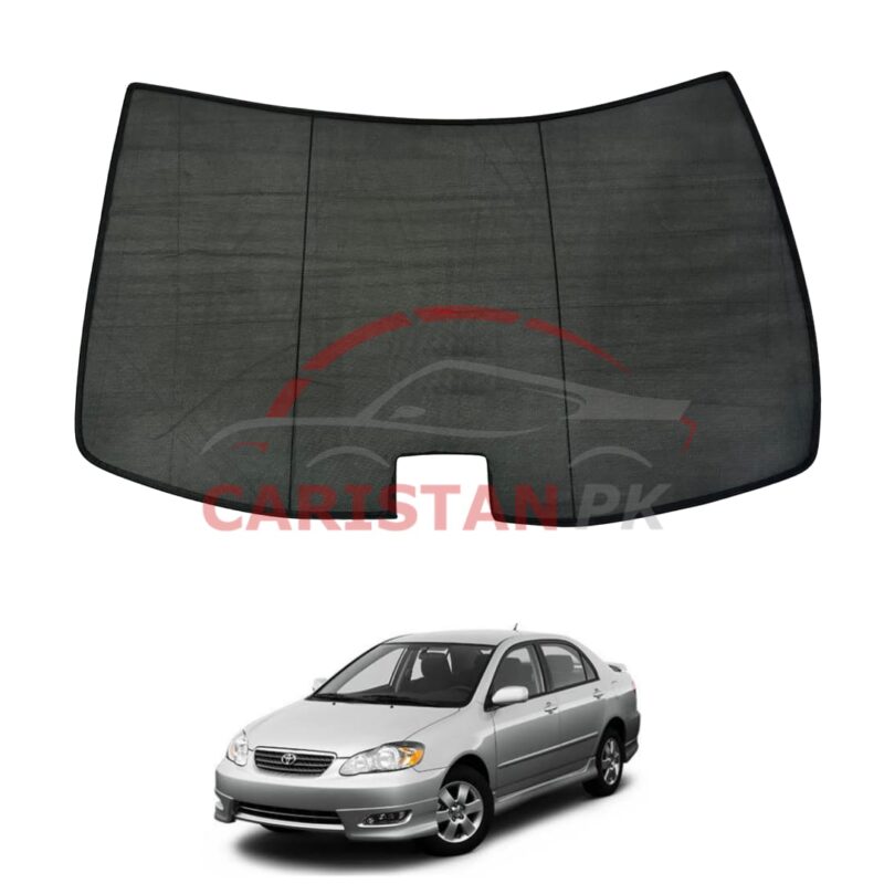 Toyota Corolla Back Screen Curtain Black 2002-08