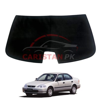 Honda Civic EK Back Screen Curtain Black 1