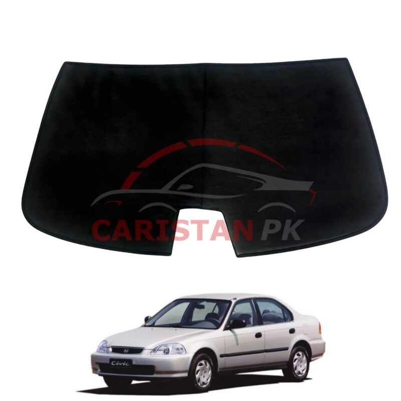 Honda Civic EK Back Screen Curtain Black 1