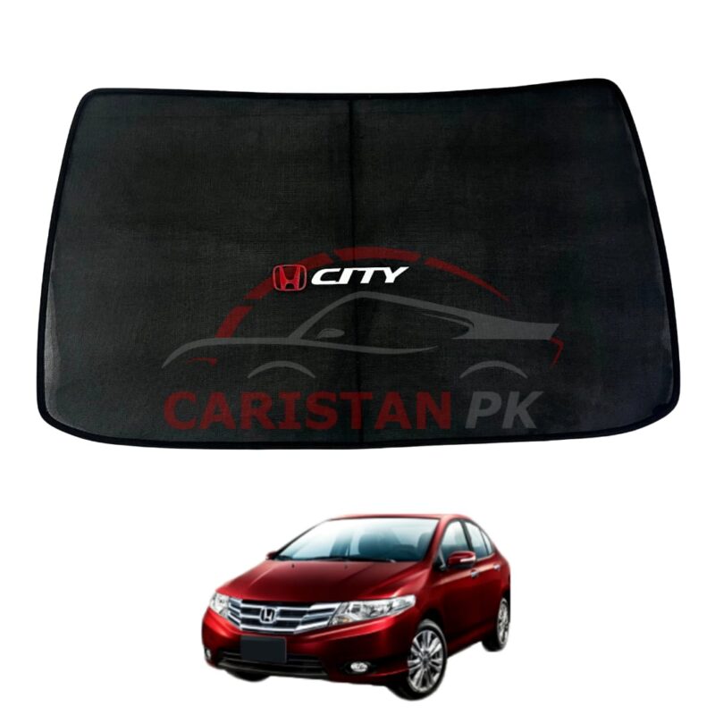 Honda City Back Screen Curtain With Logo 2009-21