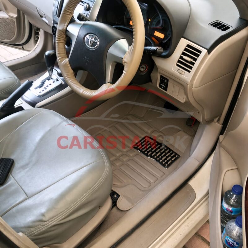 Toyota Corolla Axio 5D Floor Mats Dark Beige 2006-12 Toyota Corolla Axio 5D Floor Mats Dark Beige 2006-12
