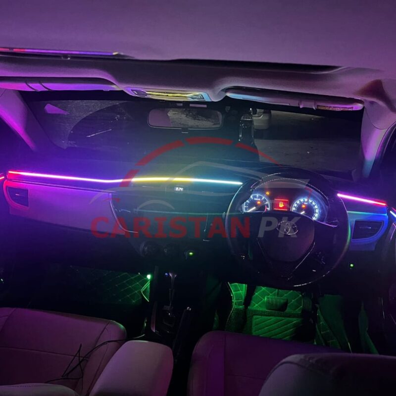 Multicolor Interior Ambiance Dynamic RGB Lights App Controlled 2 Point 2