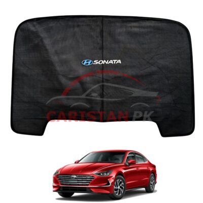 Hyundai Sonata Back Screen Curtain With Logo