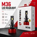 TOPOWL Ultra-Bright M36 LED Headlight H11 H4 9005