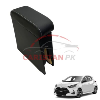 Toyota Yaris Japanese Hatchback Custom Fit Car Wooden Armrest Matt Black White 2020-25