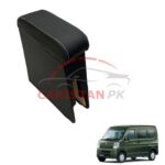 Suzuki Every Custom Fit Car Wooden Armrest Matt Black White 2019-24 Suzuki Every Custom Fit Car Wooden Armrest Matt Black White 2019-24