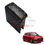 Suzuki Swift Custom Fit Armrest Black With Beige Stitch 2022 Model & Onwards