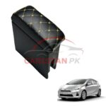 Toyota Aqua Custom Fit Armrest Black With Beige Stitch 2011-16