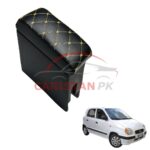 Hyundai Santro Custom Fit Armrest Black With Beige Stitch 2003-08
