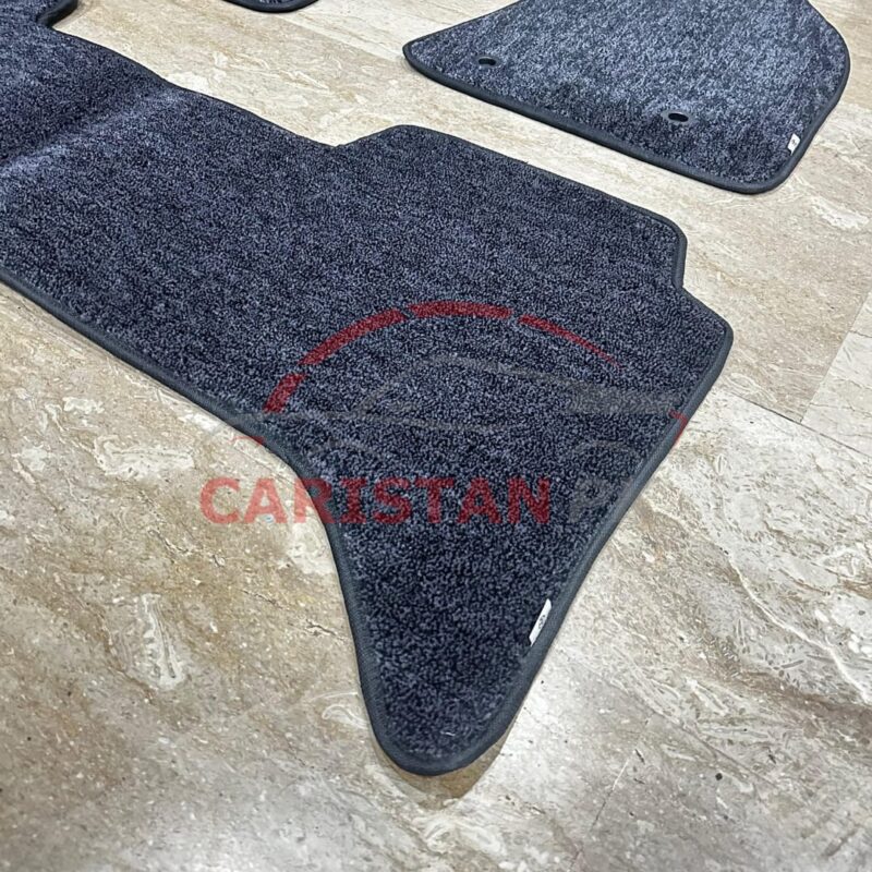Toyota Hilux Vigo Premium Carpet Floor Mats Black Grey 3