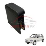 Suzuki Mehran Custom Fit Car Wooden Armrest Matt Black White
