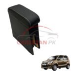 Suzuki Wagon R Pakistan Variant Custom Fit Car Wooden Armrest Matt Black White