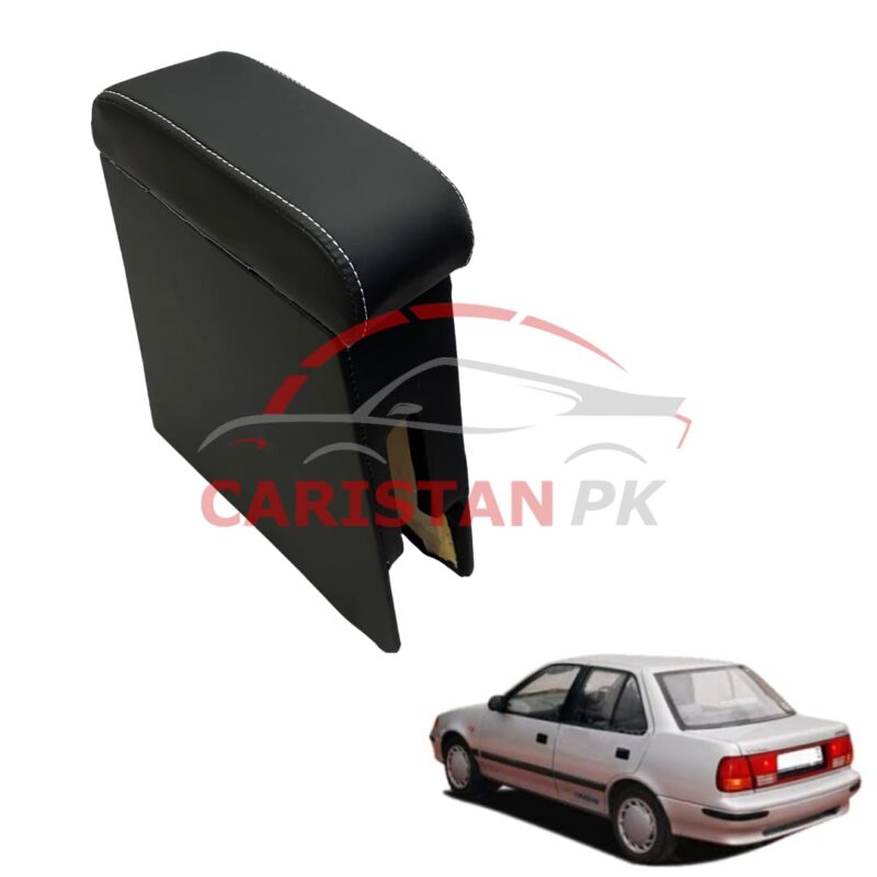 Suzuki Margalla Custom Fit Car Wooden Armrest Matt Black White