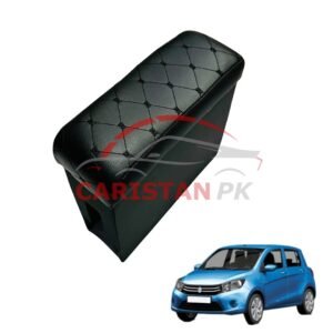 Suzuki Cultus Custom Fit Car Wooden Armrest Black 2017-26