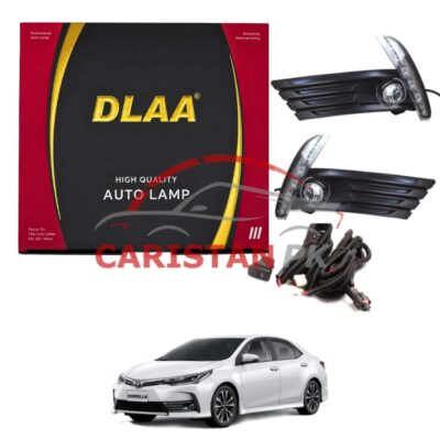 Toyota Corolla DLAA Fog Light Cover With DRL 2017-21 2