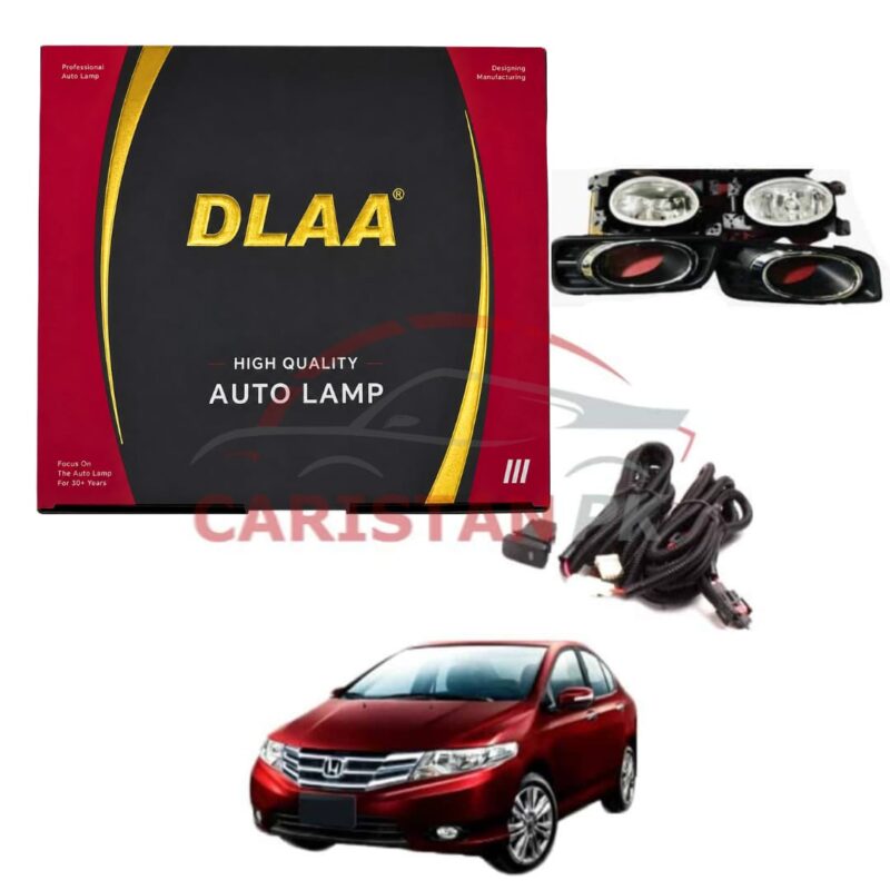 Honda City DLAA Chrome Fog Lamp Bumper Light 2009-21