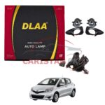 Toyota Vitz DLAA Chrome Fog Lamp Bumper Light 2011-16