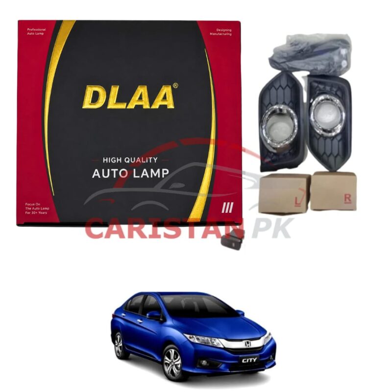 Honda City DLAA Chrome Fog Lamp Bumper Light 2022 Model & Onwards