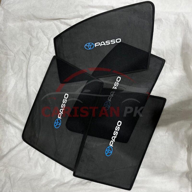 Toyota Passo Sunshades With Logo 2003-09 3