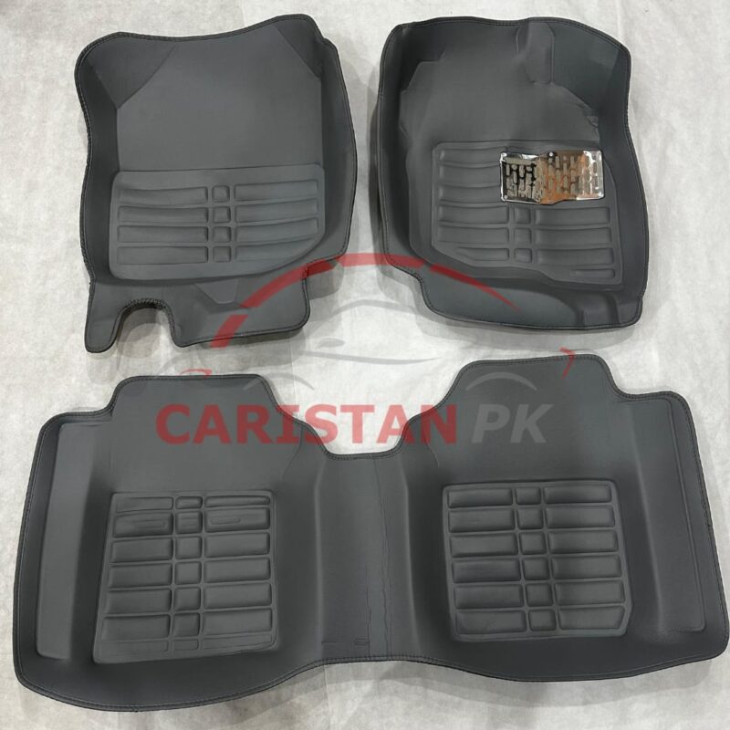 Honda City 5D Floor Mats Gray 2009-21 3