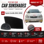 Toyota Corolla Flexible & Foldable Susnshades 2002-08