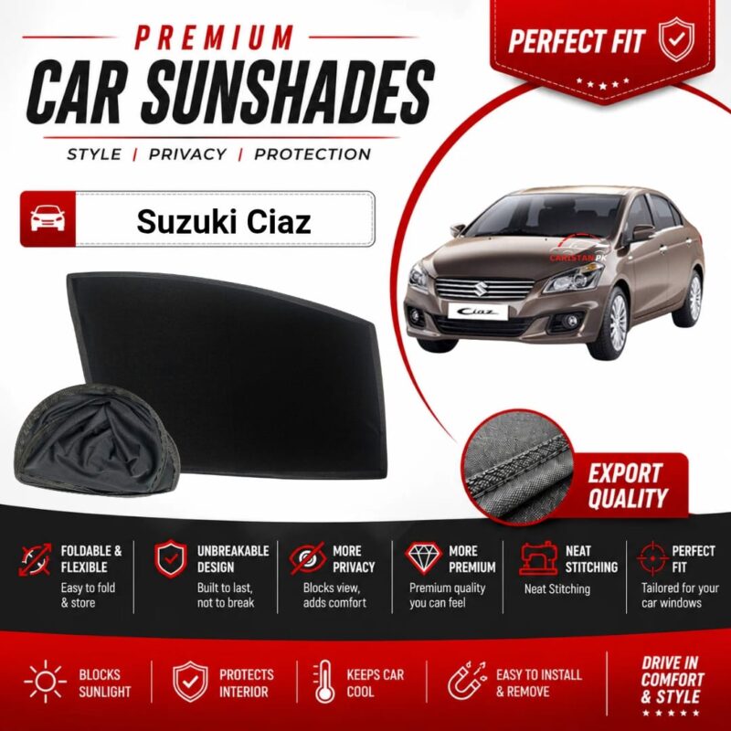 Suzuki Ciaz Flexible & Foldable Susnshades