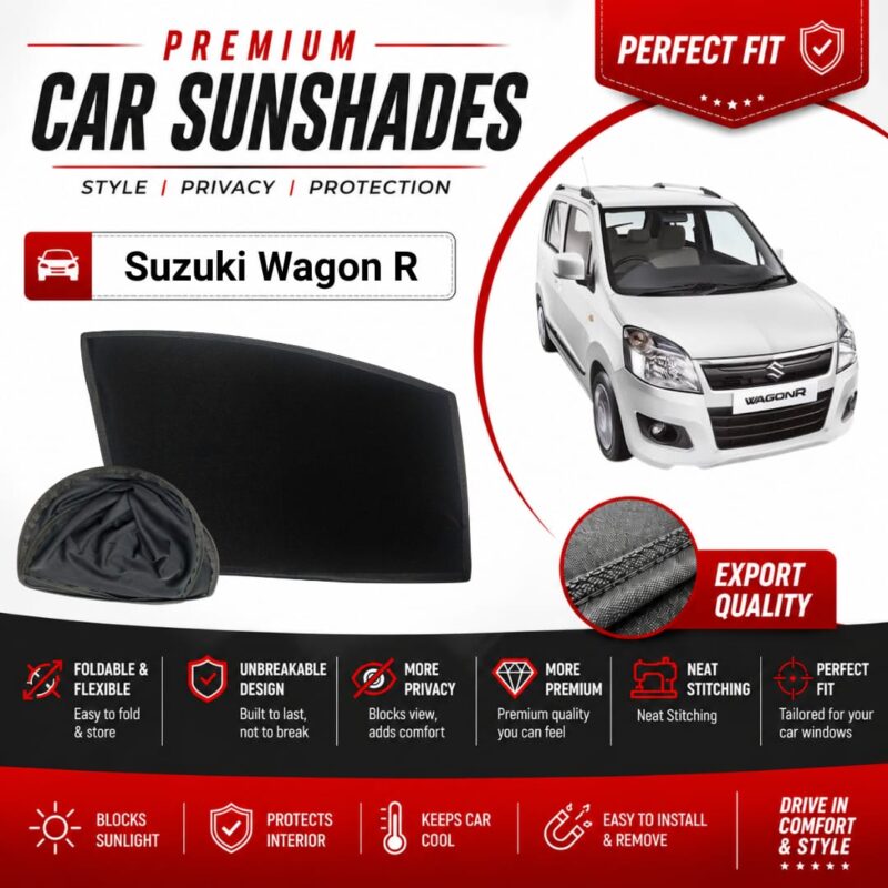 Suzuki Wagon R Pakistan Variant Flexible & Foldable Susnshades