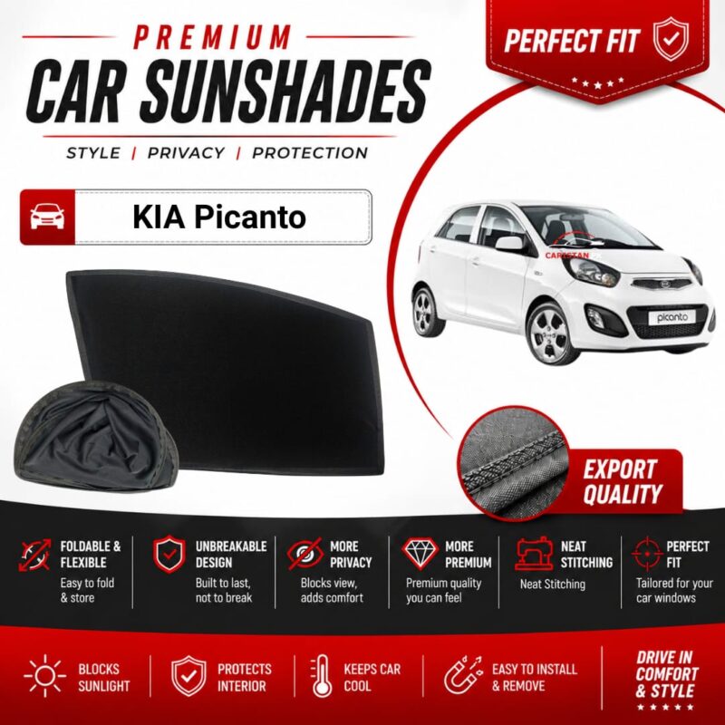 KIA Picanto Flexible & Foldable Susnshades