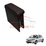 Toyota Vitz Custom Fit Arm Rest Black With Red Stitch 2011-16
