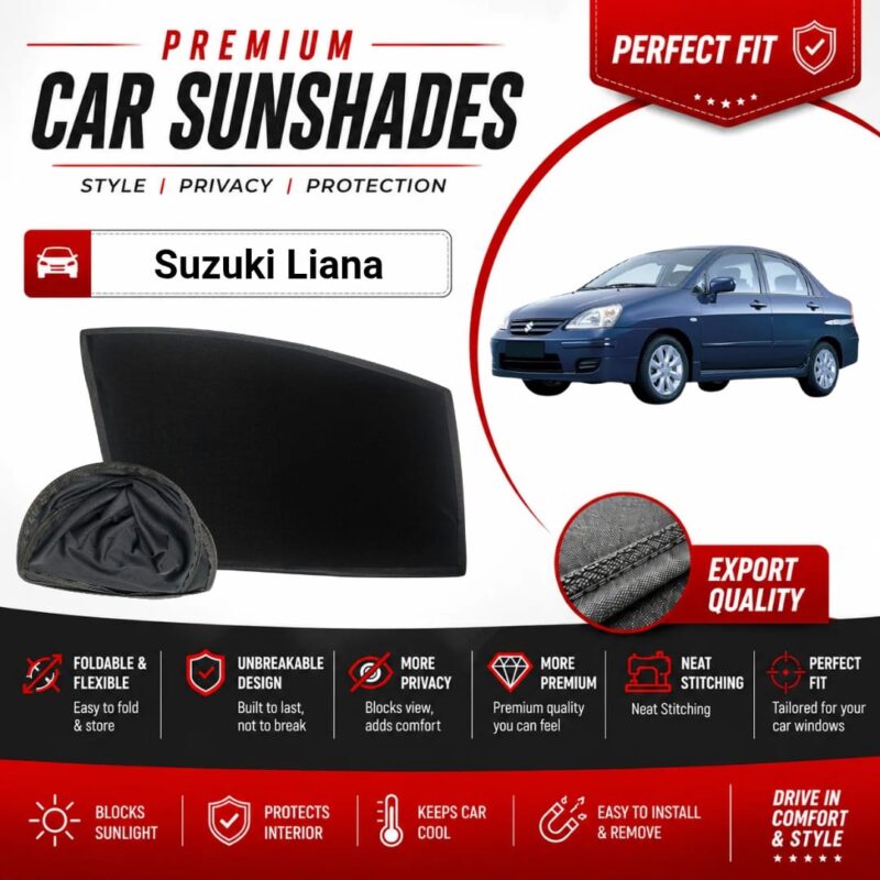 Suzuki Liana Flexible & Foldable Susnshades